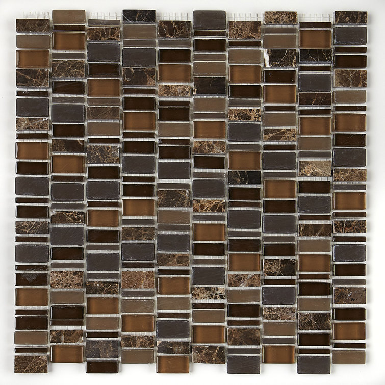 Daltile Clio Daltile 1" x 1" Glass Mosaic Tile & Reviews Wayfair